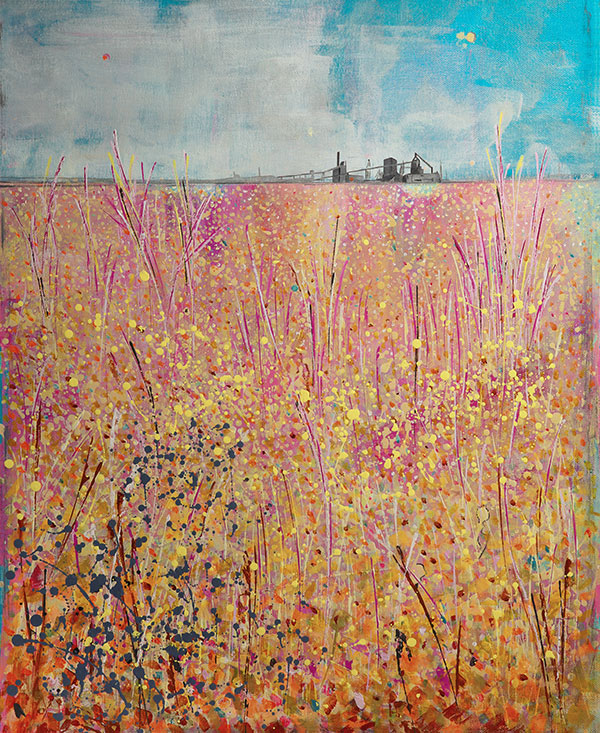 Painting, Redcar Blast Furnace | Nicky Hall Art